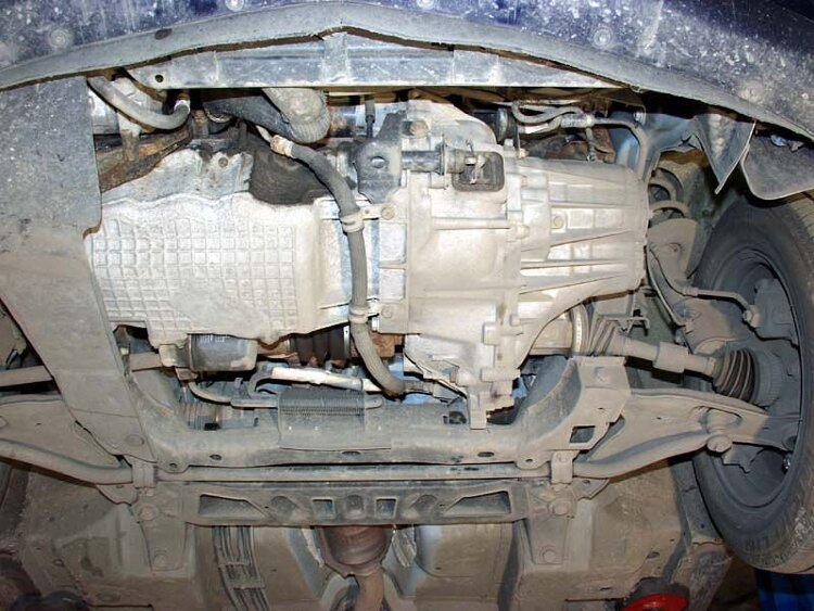 Защита картера и КПП Chrysler PT Cruiser двигатель 1,6; 2,0; 2,4; 2,2 CRD  (2000-2006)  арт: 04.0541