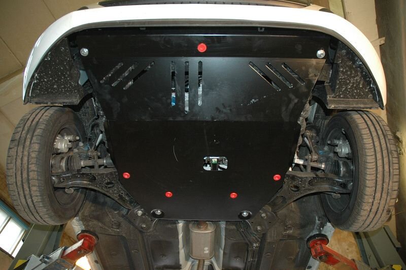 Защита картера и КПП Kia Picanto двигатель 1,2  (2011-2018)  арт: 11.2082 V1