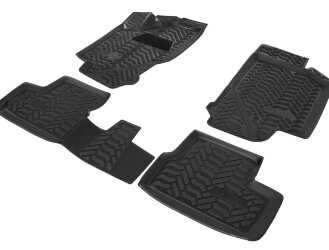 Коврики в салон автомобиля AutoFlex для Datsun on-DO седан 2014-2020, полиуретан, без крепежа, 4 части, 9600201
