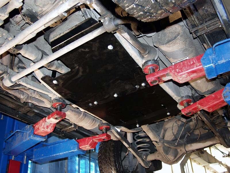 Защита КПП и РК Mercedes Benz G-Klasse двигатель 3,0; 3,5; 5,0  (1996-)  арт: 13.0412