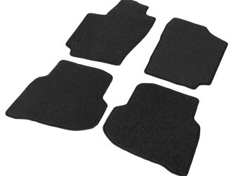 Коврики текстильные в салон автомобиля AutoFlex Standard для Mazda 6 GJ седан 2012-2018 2018-н.в., графит, с крепежом, 4 части, 4380201