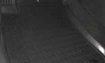 Коврики в салон автомобиля Rival для Nissan Tiida II поколение хэтчбек 2015-2016, полиуретан, с крепежом, 5 частей, 14110001