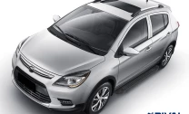 Пороги на автомобиль (подножки) "Black" Rival для Lifan X50 2015-н.в., 173 см, 2 шт., алюминий, F173ALB.3303.1