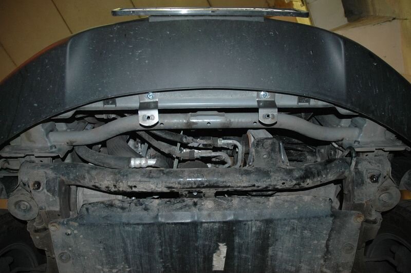 Защита радиатора Ssang Yong Actyon двигатель 2.0D MT, AT; 2.0 MT  (2011-)  арт: 29.2272