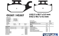 Тормозные колодки Stels UTV 500 Hsun (2010-2015) арт. OS307