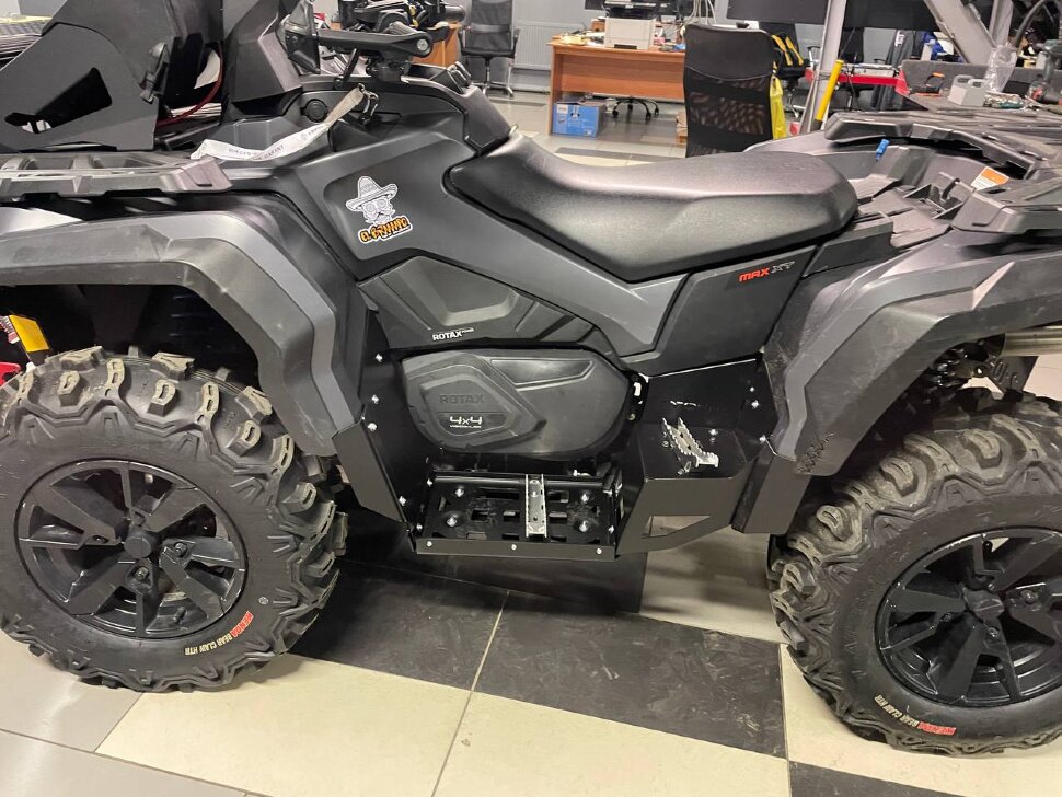 Пороги усиленные для квадроцикла для Can-Am (BRP) Квадроциклов Outlander G2 Max 500/650/800/1000/1000X-MR, 2013-17