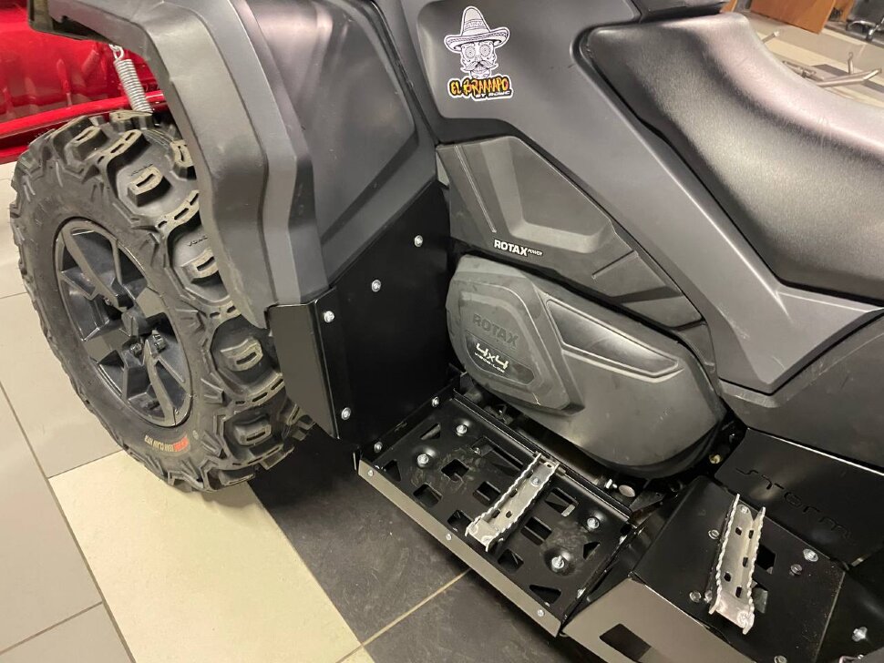 Пороги усиленные для квадроцикла для Can-Am (BRP) Квадроциклов Outlander G2 Max 500/650/800/1000/1000X-MR, 2013-17