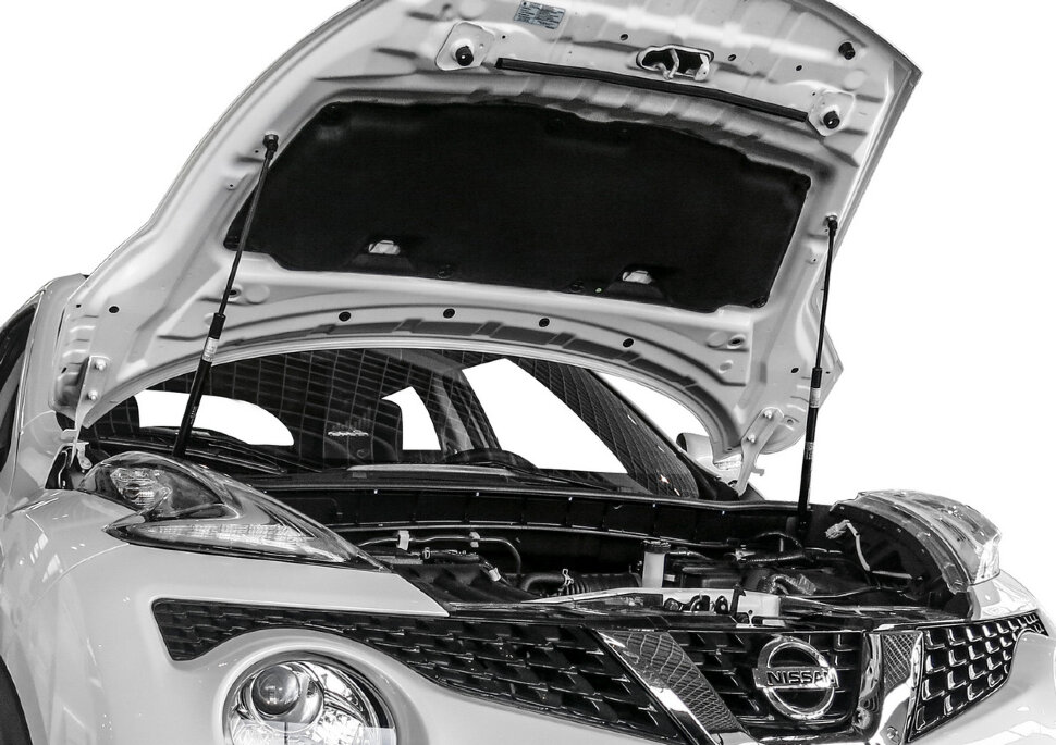 Газовые упоры капота АвтоУпор для Nissan Juke I 2010-2019, 2 шт., UNIJUK012
