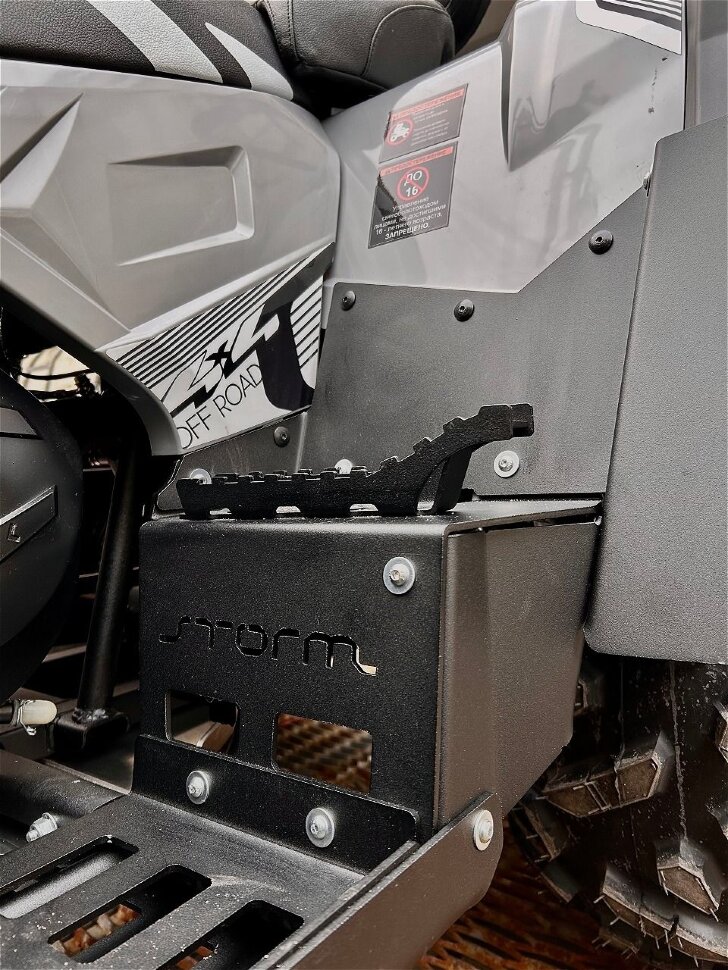 Алюминиевые пороги для Русская Механика Квадроциклов RM 800 T, CVT FullWD, 2023-