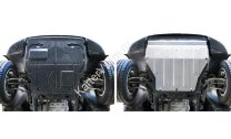 Защита картера и КПП Rival для Volkswagen Multivan T5, T6 2003-2019, штампованная, алюминий 6 мм, с крепежом, 2333.5806.1.6