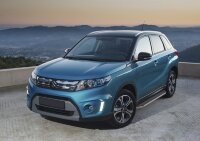 Пороги на автомобиль "Premium" Rival для Suzuki Vitara IV 2015-2018, 160 см, 2 шт., алюминий, A160ALP.5503.1