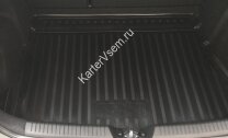 Коврик в багажник автомобиля Rival для Kia Ceed II поколение хэтчбек 2012-2018, полиуретан, 12801003