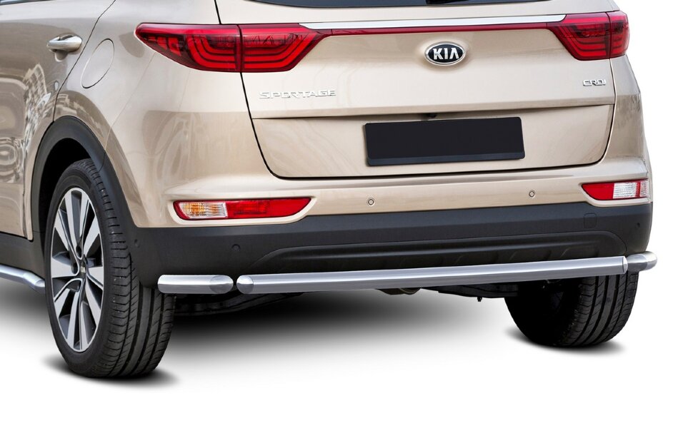 Защита порогов d57 Rival для Kia Sportage IV (вкл. GT-Line) 2016-2022, нерж. сталь, 2 шт., R.2809.005 с доставкой по всей России