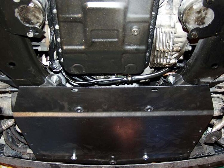 Защита картера и КПП Audi A8 двигатель 2,8  (1994-2002)  арт: 02.0438