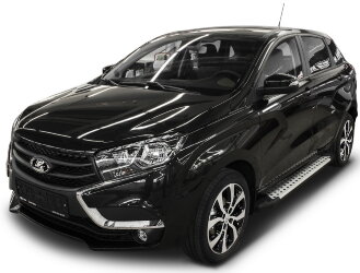 Пороги Lada (ВАЗ)  Xray I  (подножки, площадки) D173AL.6002.1