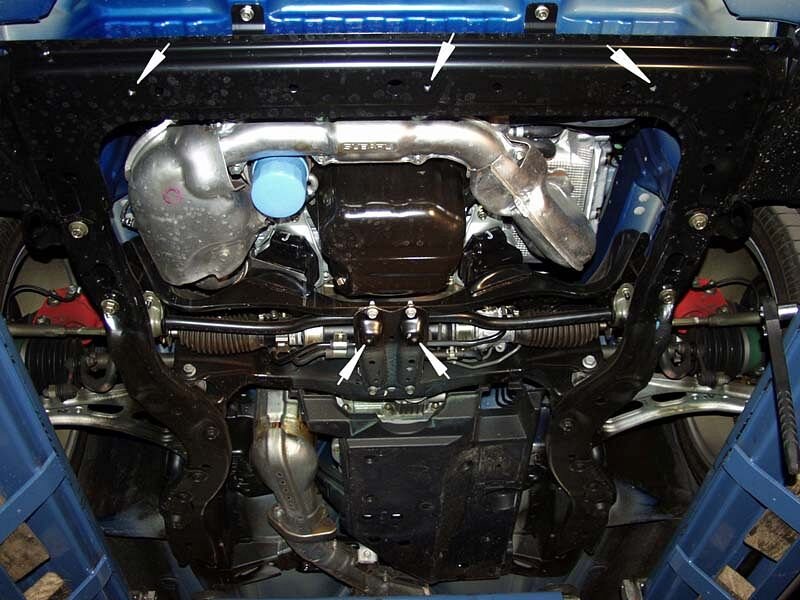 Защита картера и КПП Subaru Impreza  (1998-2002)  арт: 22.0371