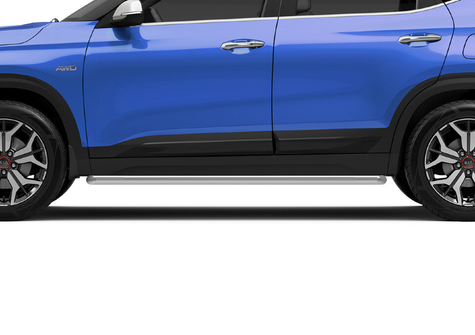 Защита порогов d57 Rival для Kia Seltos 2020-н.в., нерж. сталь, 2 шт., R.2813.002 с доставкой по всей России
