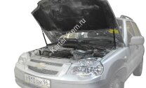 Газовые упоры капота АвтоУпор для Chevrolet Niva 2002-2020, 2 шт., UCHNIV011