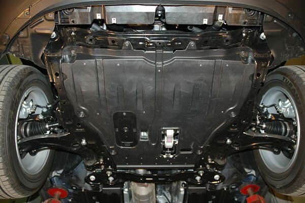 Защита картера и КПП Mazda CX-7 двигатель 2,3; 2.5 AT  (2006-2011)  арт: 12.1222