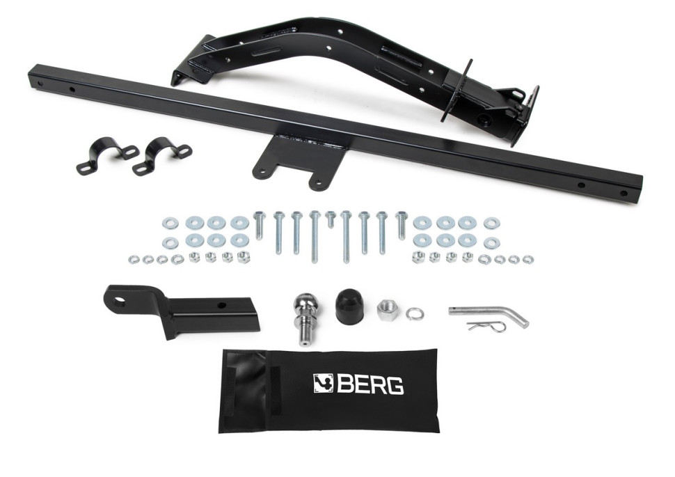 Фаркоп под квадрат Berg для ВАЗ 2121 Urban 2014-2021, шар E, 600/75 кг, F.6017.003