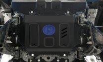 Защита радиатора и картера Rival (часть 2) для Toyota Fortuner II 4WD 2017-2020 2020-н.в. (устанавл-ся совместно с 1.9501.1), сталь 1.8 мм, без крепежа, штампованная, 1.9502.1