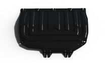 Защита картера и КПП АвтоБроня (увеличенная) для Chery Tiggo 8 2020-н.в., сталь 1.5 мм, с крепежом, штампованная, 111.00920.2