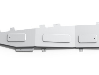 Защита тормозных магистралей Rival для Chery Tiggo 8 Pro 2021-н.в., алюминий 3 мм, с крепежом, штампованная, 333.0930.1