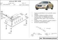 Защита АКПП Lexus SC двигатель 4,3  (2001-2010)  арт: 24.1164