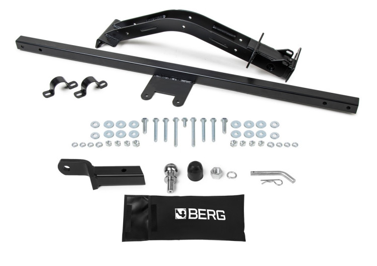 Фаркоп под квадрат Berg для ВАЗ 2131 Urban 2014-2021, шар E, 600/75 кг, F.6017.003