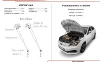 Газовые упоры капота АвтоУпор для Evolute i-Pro 2022-н.в., 2 шт., UEVIPR011