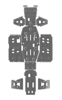 Полный комплект защиты днища для Stels 600GT/700GT/800GTmax/800GTmax EFI арт.40.2181