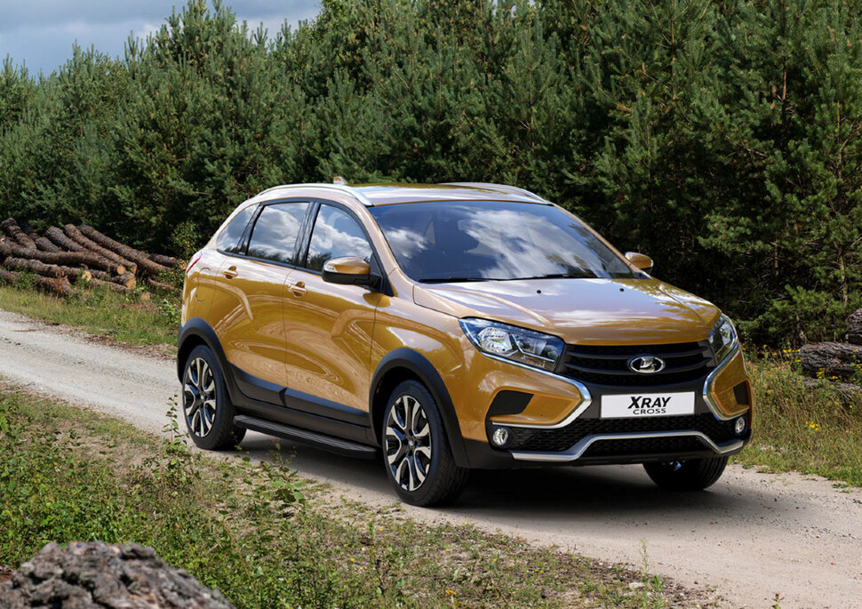 Пороги площадки (подножки) "Premium-Black" Rival для Lada Xray Cross 2018-н.в., 173 см, 2 шт., алюминий, A173ALB.6005.1 купить недорого