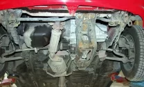 Защита картера и КПП Mazda Demio двигатель 1,2; 1,3  (1996-2000)  арт: 12.0434