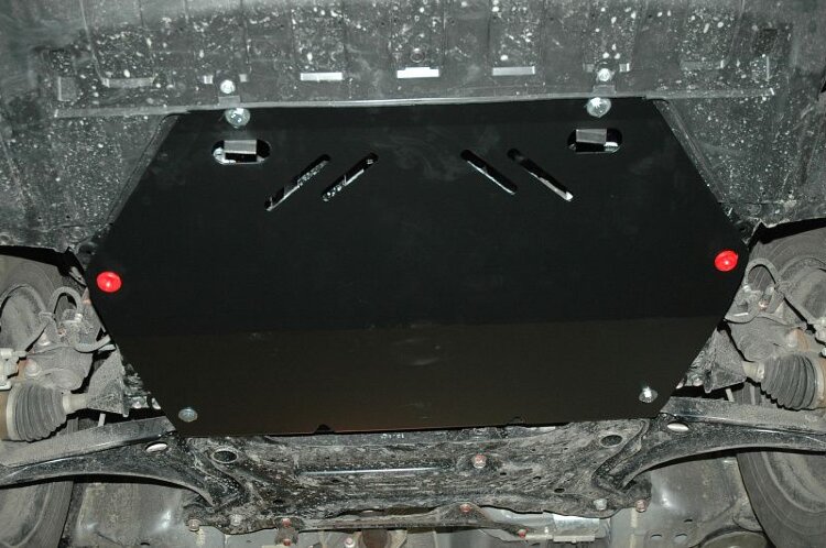Защита картера и КПП Mitsubishi Outlander двигатель 2,0, 2,4, 3,0 CVT 4wd;  (2012-)  арт: 14.2580