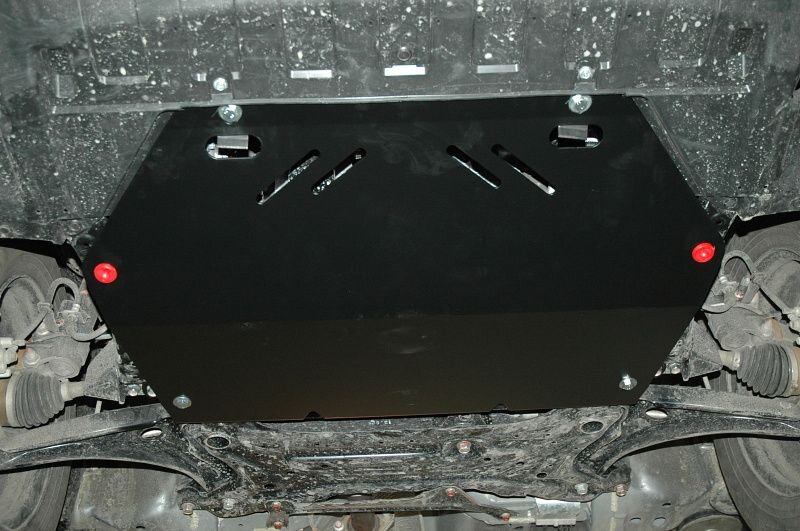 Защита картера и КПП Mitsubishi Outlander двигатель 2,0, 2,4, 3,0 CVT 4wd;  (2012-)  арт: 14.2580