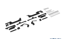 Комплект крепежа к порогам Rival для Toyota Highlander IV U70 поколение 2020 - н.в., сталь, 9.5711.1