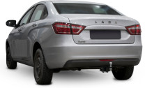 Фаркоп под квадрат Berg для Lada Vesta CNG (Лада Веста ЦНГ) седан 2017-н.в., шар E, 900/75 кг, F.6017.004