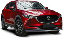 Защита порогов d42 Rival для Mazda CX-5 II 2017-н.в., нерж. сталь, 2 шт., R.3804.002 купить недорого