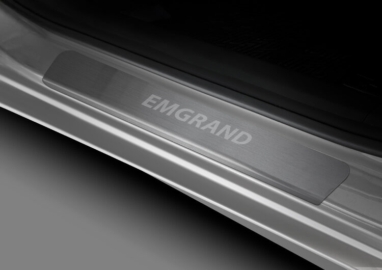 Накладки на пороги Geely Emgrand II поколение (SS11) (2023-н.в.) 2023-н.в. арт.NP.1904.3