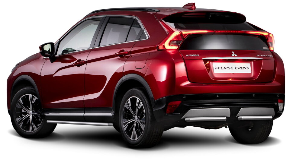 Защита порогов d42 Rival для Mitsubishi Eclipse Cross 2018-2021, нерж. сталь, 2 шт., R.4014.005 купить недорого