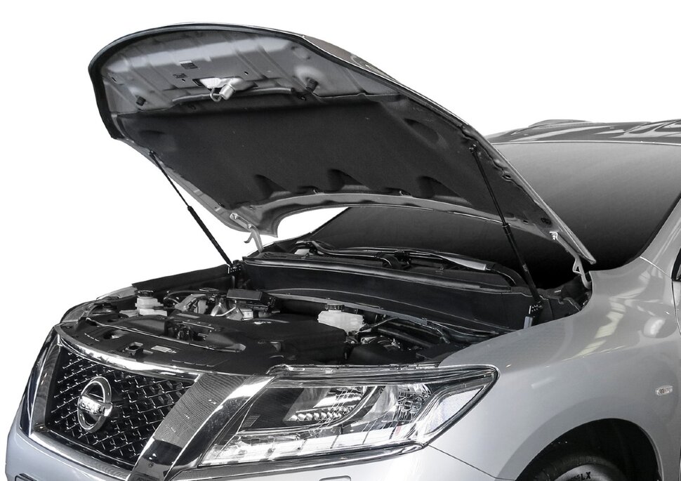 Газовые упоры капота АвтоУпор для Nissan Pathfinder IV R52 поколение 2014-2016, 2 шт., UNIPAT021