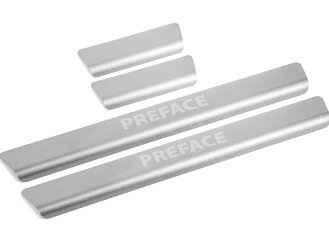 Накладки на пороги Geely Preface FS11 I (2022-н.в.) 2024-н.в. арт.NP.1905.3
