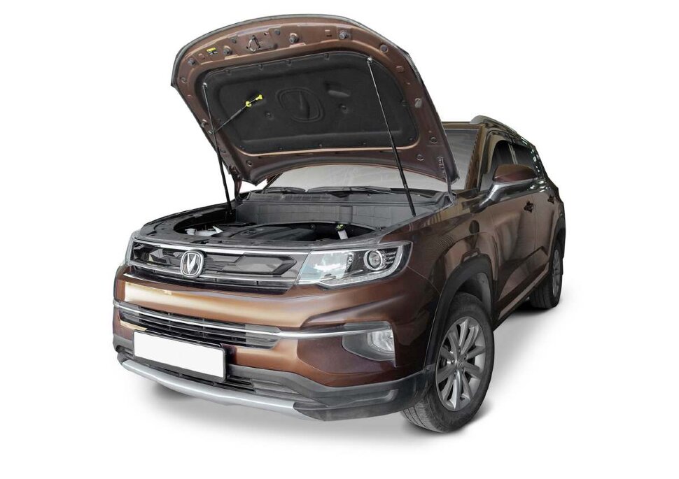 Газовые упоры капота АвтоУпор для Changan CS35 Plus I поколение 2018-н.в., 2 шт., UCHCS3012