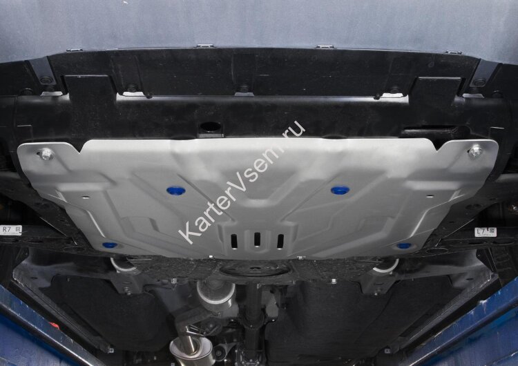 Защита картера и КПП Rival для Honda CR-V V 2017-н.в., штампованная, алюминий 3 мм, с крепежом, 333.2131.2