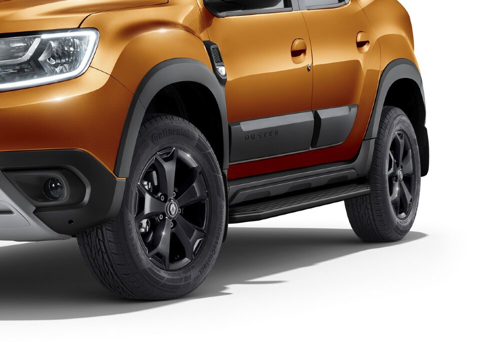 Пороги площадки (подножки) "Premium-Black" Rival для Renault Arkana 2019-н.в., 173 см, 2 шт., алюминий, A173ALB.4701.3 с доставкой по всей России