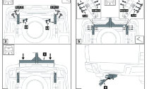 Фаркоп Toyota Hilux шар E (ТСУ) арт. F.5718.001