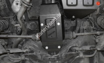 Защита редуктора АвтоБроня для Haval H6 4WD 2014-2020, штампованная, сталь 1.8 мм, с крепежом, 111.09406.1