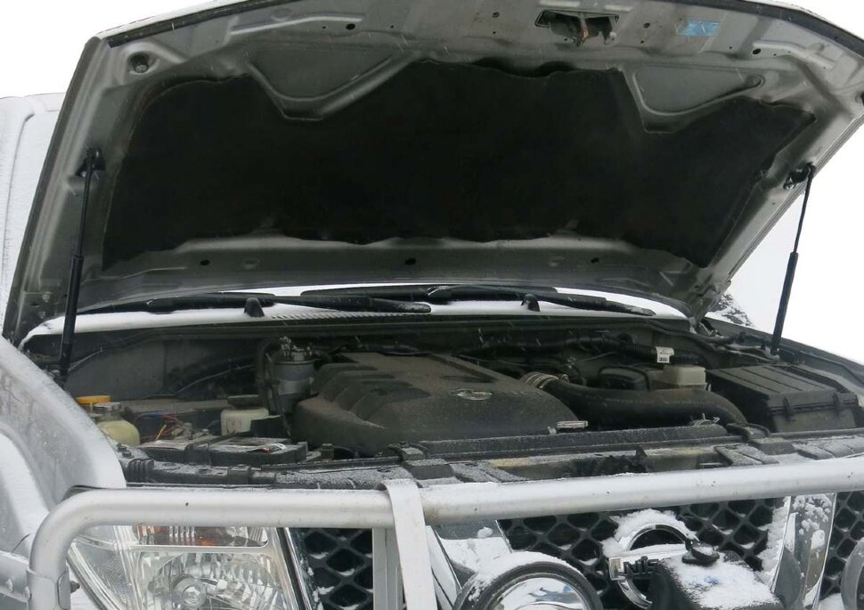 Газовые упоры капота АвтоУпор для Nissan Pathfinder III R51 поколение 2004-2014, 2 шт., UNINAV011
