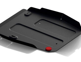 Защита топливного бака АвтоБроня для Haval H6 4WD 2014-2020, штампованная, сталь 1.8 мм, с крепежом, 111.09405.1