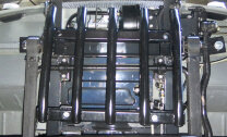 Защита рулевых тяг из трубы АвтоБроня для УАЗ Буханка 2206, 3962 1965-н.в., сталь 2.5 мм, с крепежом, 222.06318.1